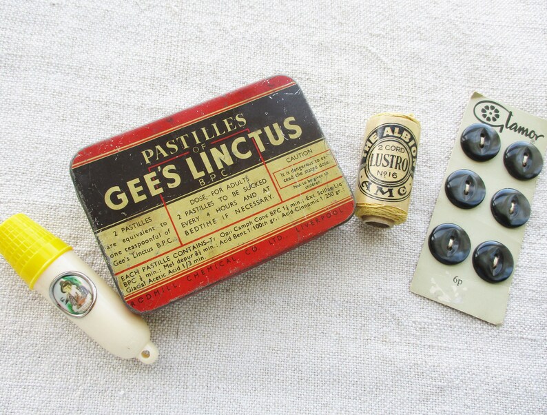 Vintage Pharmacy Tin And Haberdashery Needle Holder Thread Etsy vintage-pharmacy-tin-and-haberdashery-needle-holder-thread-etsy
