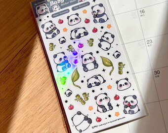 Baby Panda Sticker Sheet