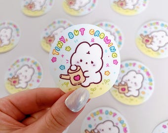 Tiny But Growing Bunny Sticker