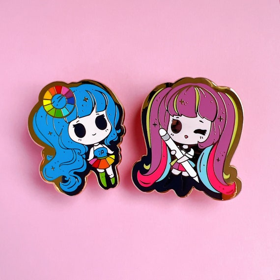 Cute Procreate & Ibis Paint Enamel Pin Set Gifts for Artists Etsy