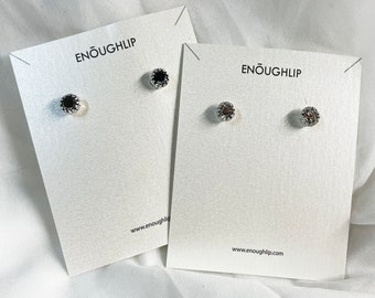 Delicate "Maxi" Swarovski Crystal Earrings in Various Colours • Nickel Free Titanium Studs • Best gifts for her!
