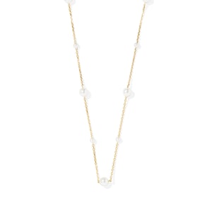 Sterling Silver Satellite "White Pearl" Necklace • Classic & Elegant 925 Sterling Silver Necklace • Best Gifts for Her!