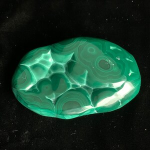Polished Flat Malachite Tumble Specimen