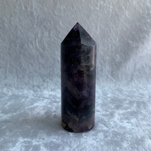 Beautiful Purple & Green Fluorite Pillar Point