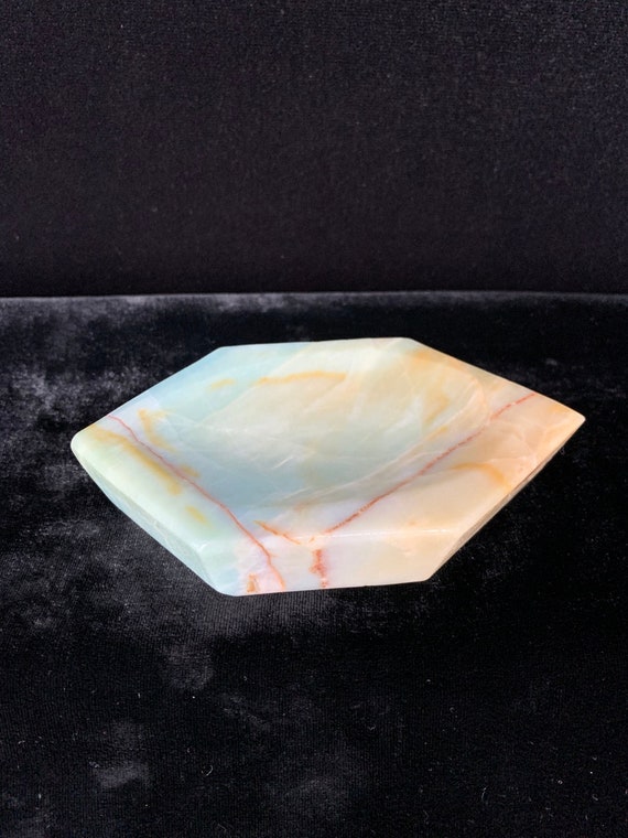 Caribbean Calcite Hexagon Dish