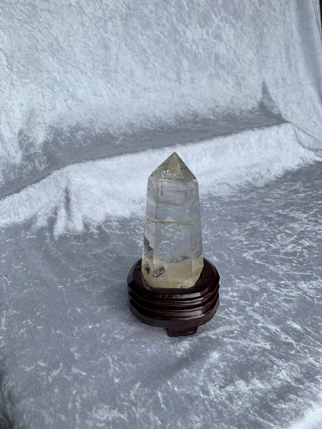 Clear Quartz Freeform Point With Stand - Etsy