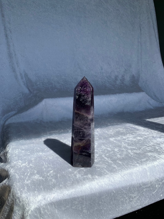 フローライトタワー レア 高品質 オーロラブルーフローライト 大きめ