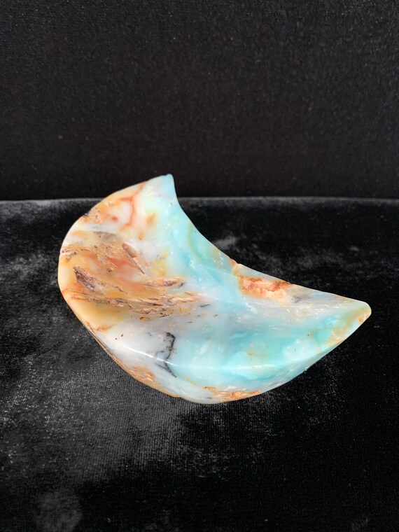 Caribbean Calcite Moon Dish