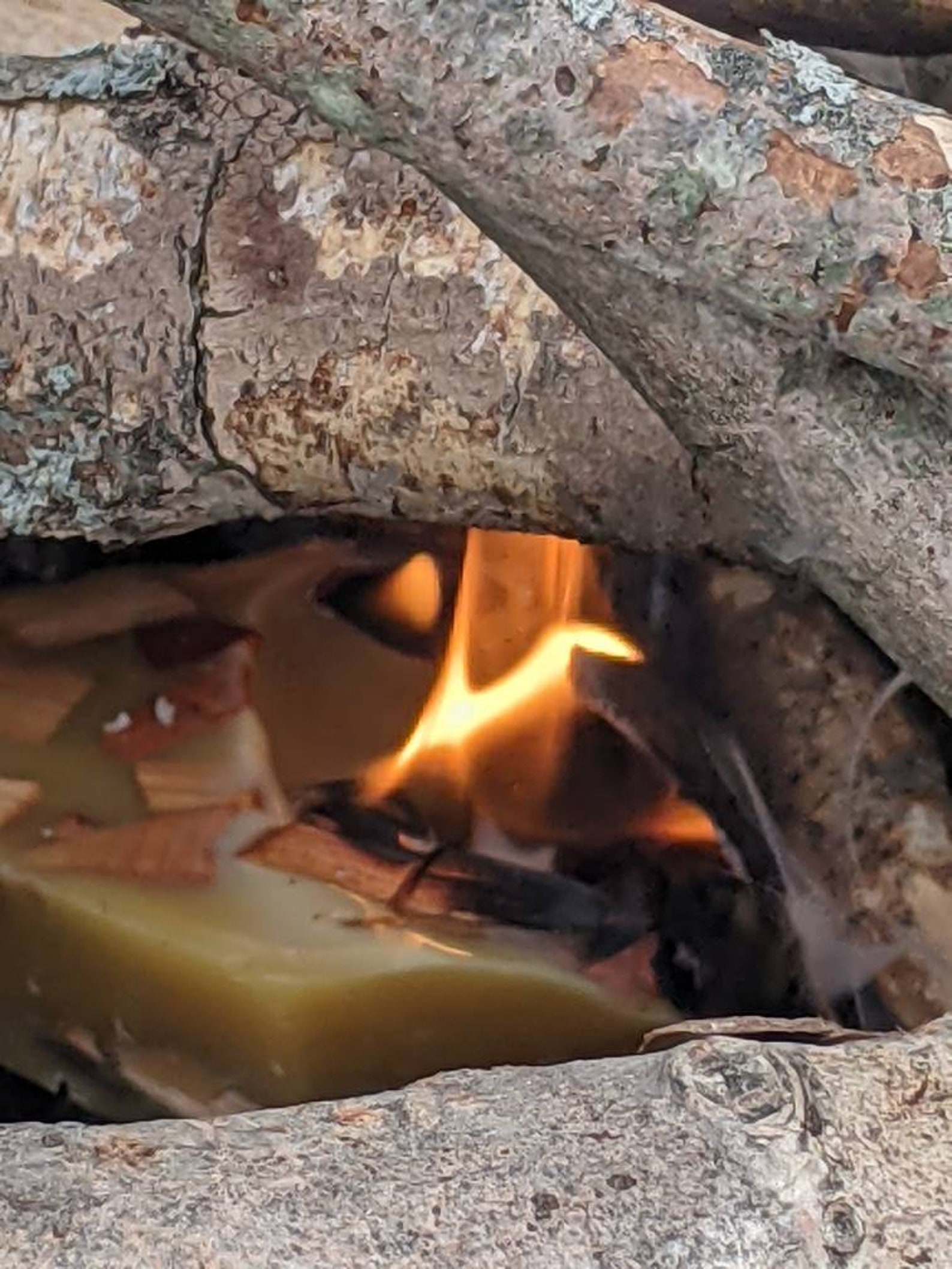 Beeswax Fire Starters Homemade Made from Scratch 2pk Etsy