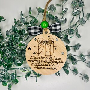 Grappig Ornament| Kerst Ornament| Mama| Kokhals cadeau| Ornament| Moeders in december