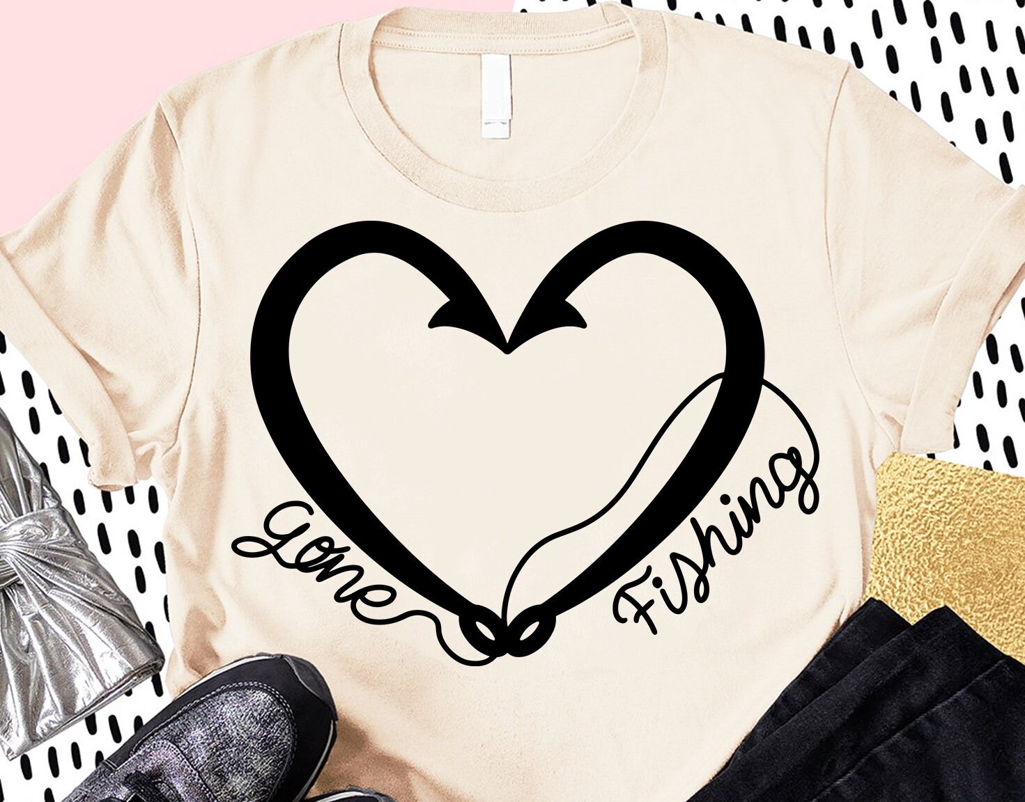 Free Free 155 Fishing Heart Svg SVG PNG EPS DXF File