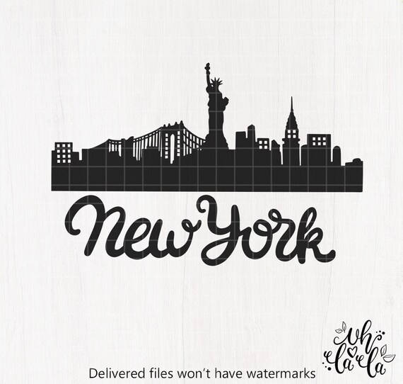 New York Svg I Love NY Svg New York Cut File Brooklyn | Etsy