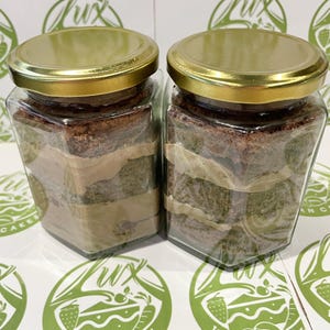 Vegan gluten free Chocolate cake medium jar