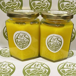 Vegan lemon curd medium jar