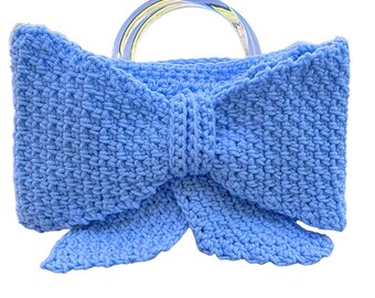 Crochet Mini Bow Bag