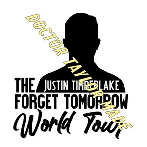 Timberlake Forget Tomorrow World Tour SVG File