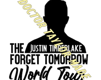 Timberlake Forget Tomorrow World Tour SVG File
