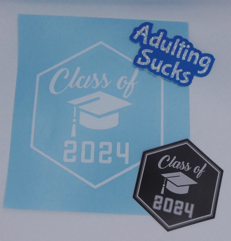 Class of 2024 Vinyl Decal - Etsy