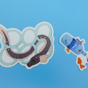 Paquete de pegatinas de vinilo de limpieza oceánica