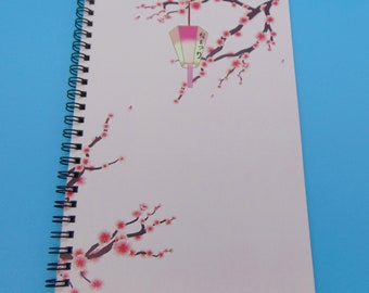 Sakura Blossom Notebook (5.5x8.5 inches, 25 sheets)