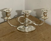 Vintage candelabra silver-plated