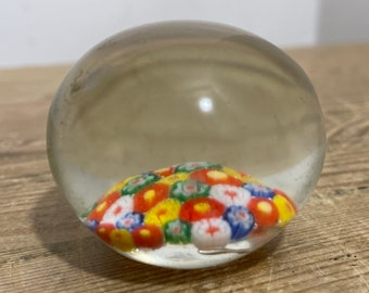 Vintage glass paperweight