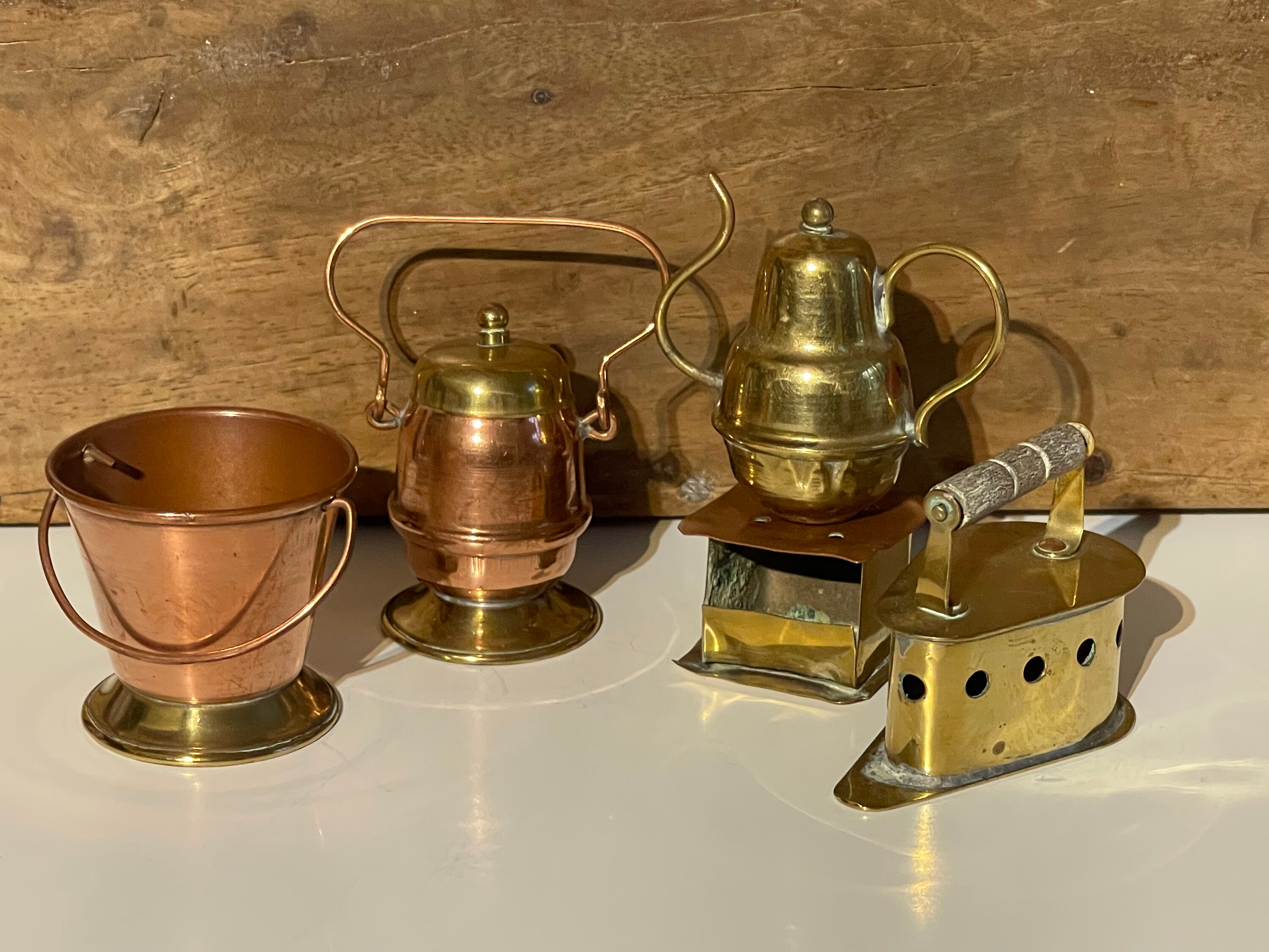 Vintage miniature copper and brass various household items  Etsy