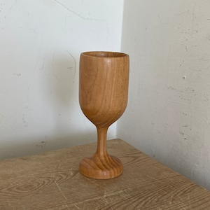 Wooden Handmade Goblet Egg Cup