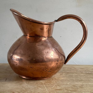 Vintage retro copper jug