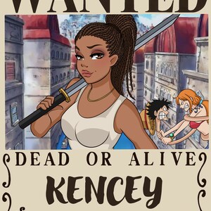 Custom One Piece Inspired Wanted Poster image 8