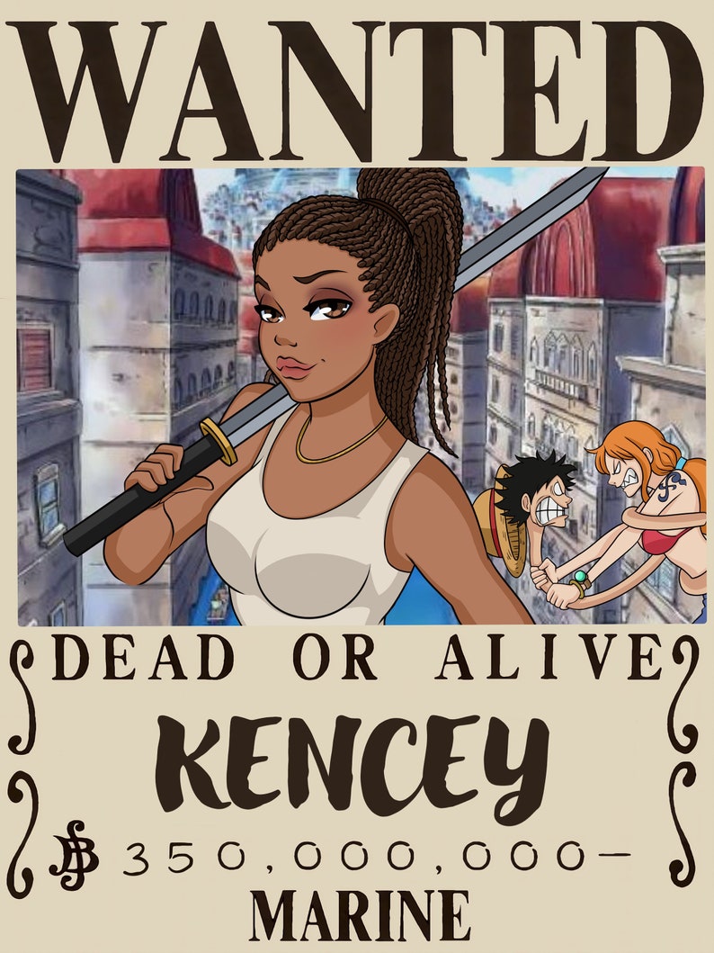 Custom One Piece Inspired Wanted Poster image 8