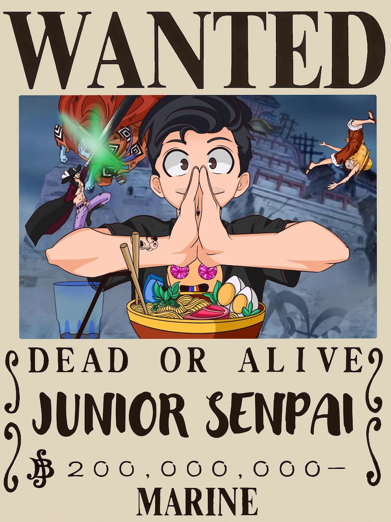 Custom One Piece Inspired Wanted Poster image 1