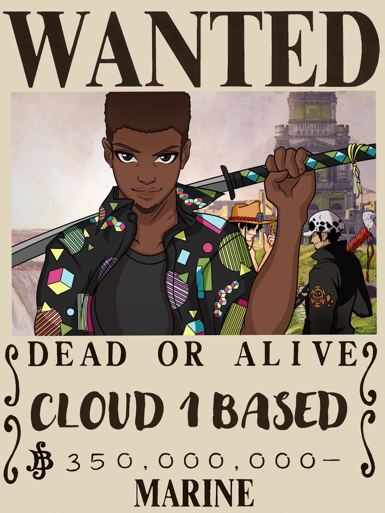 Custom One Piece Inspired Wanted Poster image 4