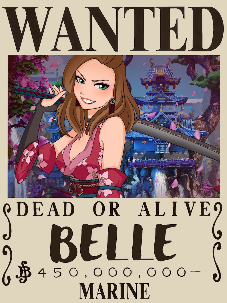 Custom One Piece Inspired Wanted Poster image 5