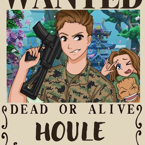 Custom One Piece Inspired Wanted Poster image 7