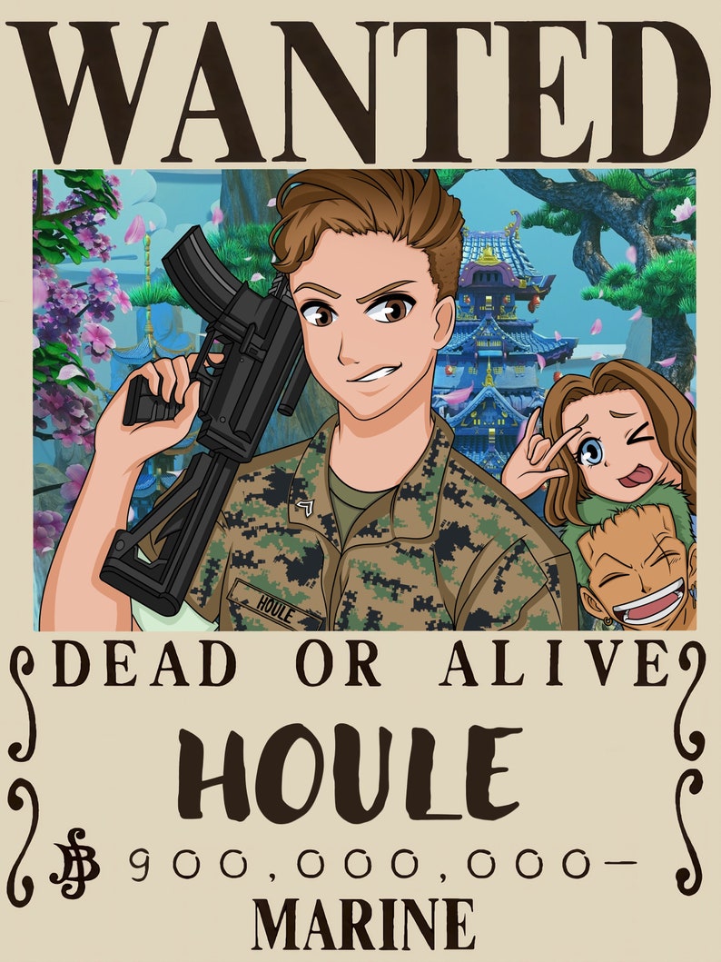 Custom One Piece Inspired Wanted Poster image 7