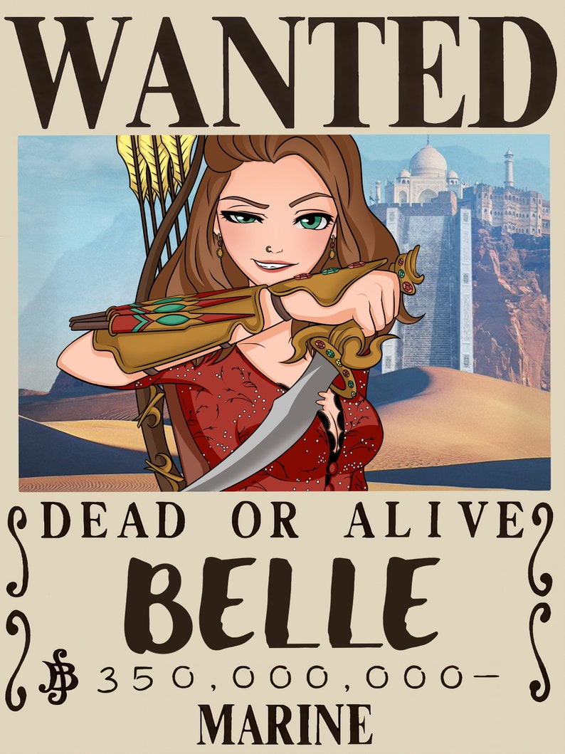 Custom One Piece Inspired Wanted Poster image 3