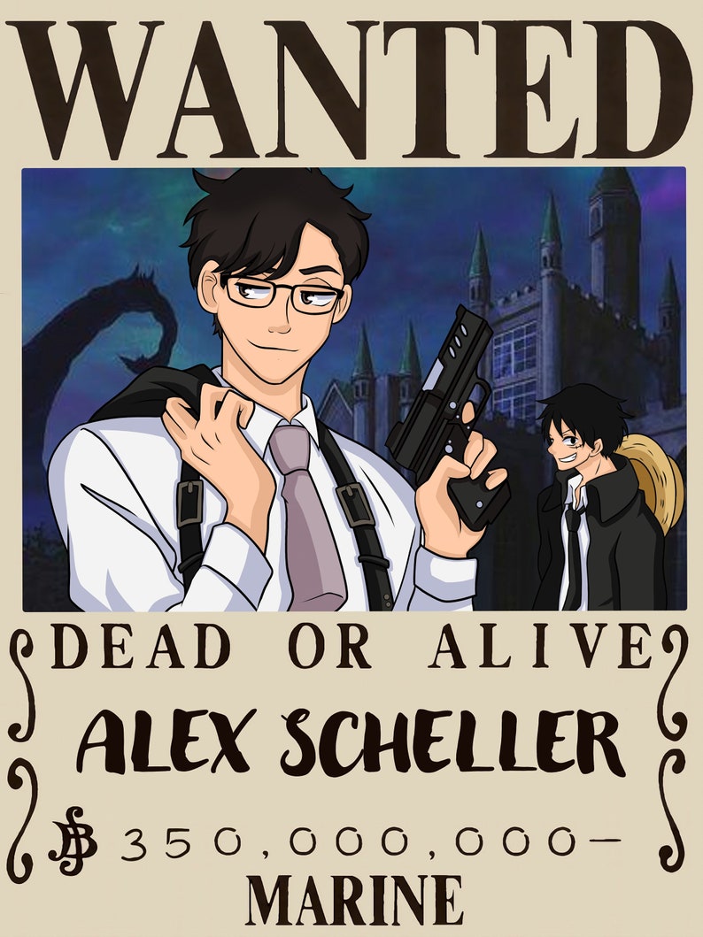 Custom One Piece Inspired Wanted Poster image 9
