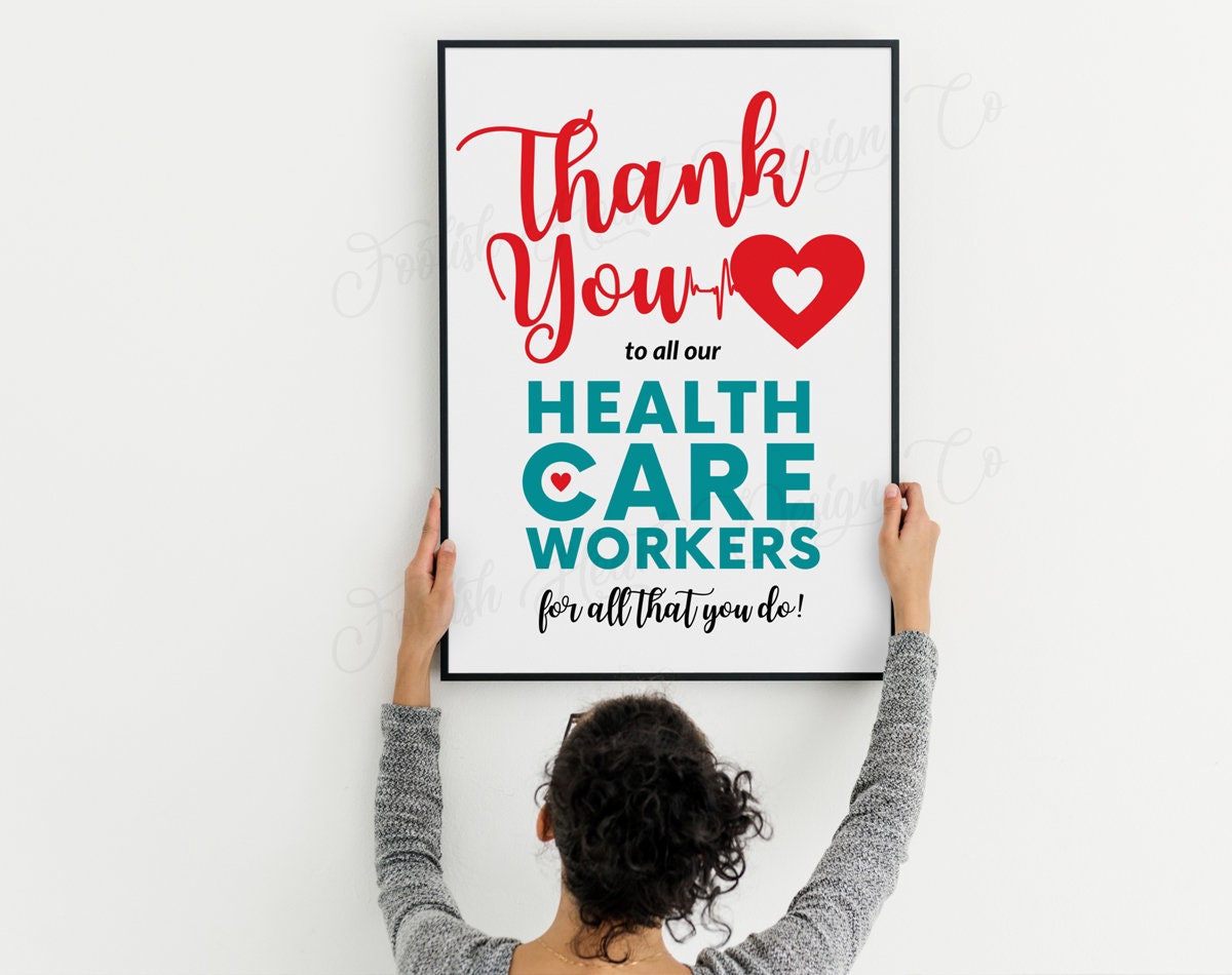 Thank You HealthCare Workers Thank You to all our Health Care Etsy