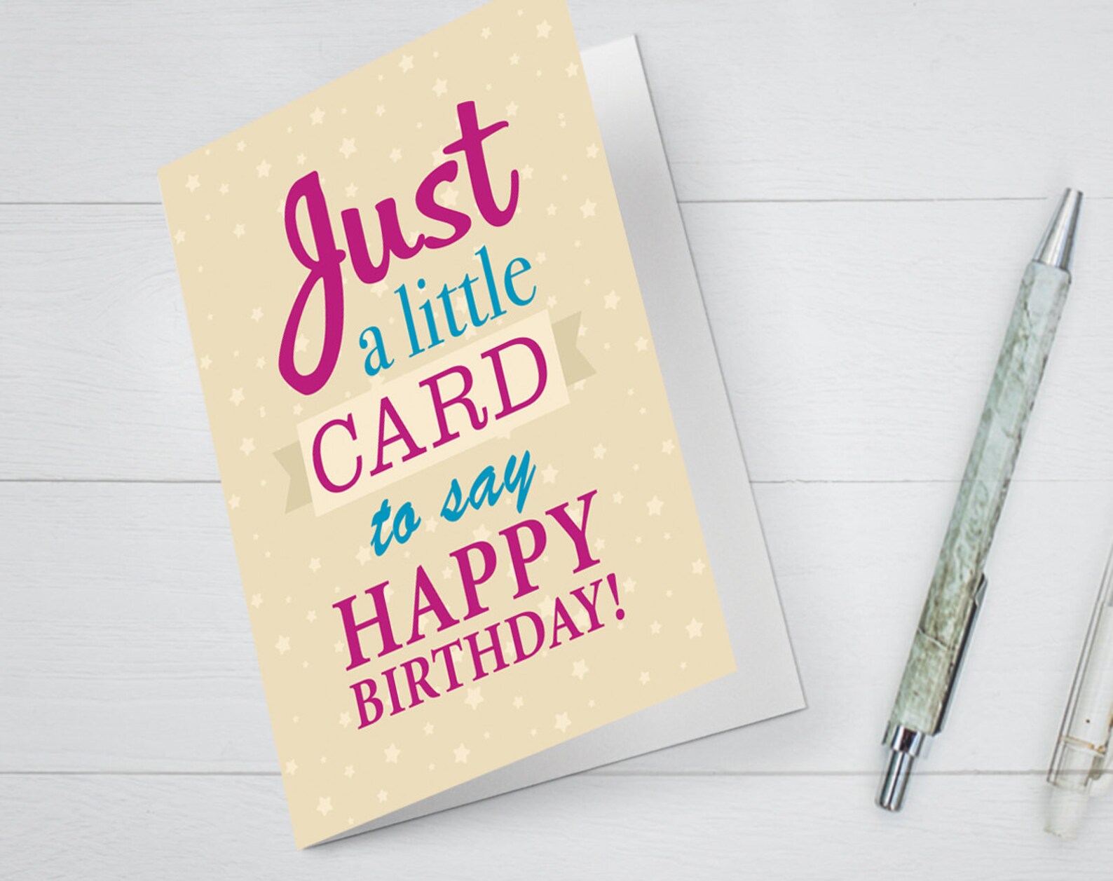Generic Birthday Card PRINTABLE Card for Dad Just a Little | Etsy