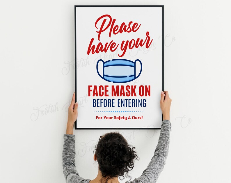 Wear mask sign pdf hromuc