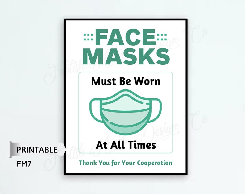 Masks Must Be Worn Sign Free Printable masks-must-be-worn-sign-free-printable