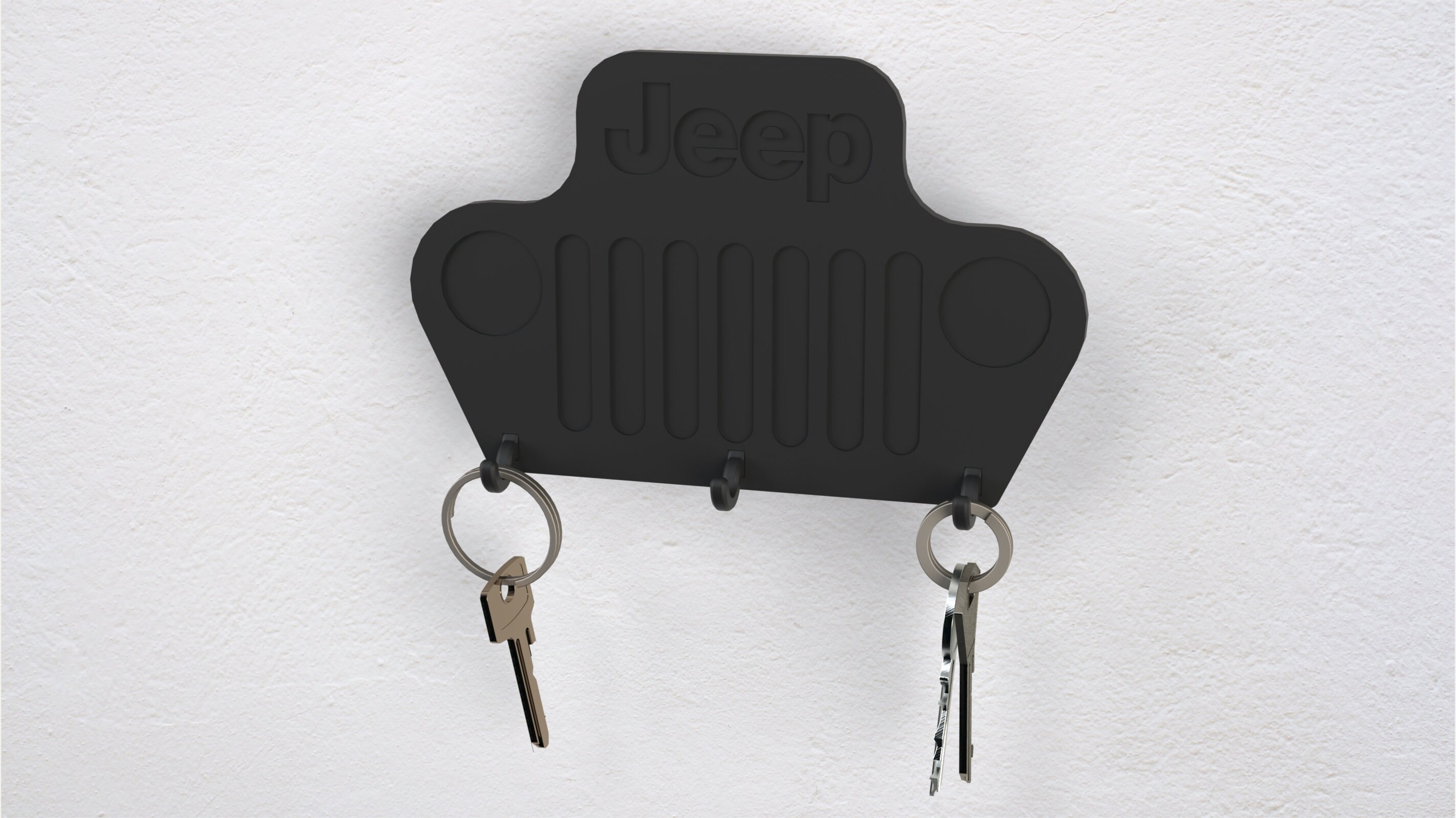 Jeep Wrangler Key Holder for Wall Keychain Organizer Etsy