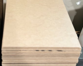 1/8" (3mm) 11x16 wood wecreat original 20 watt size 20 pieces, laser material