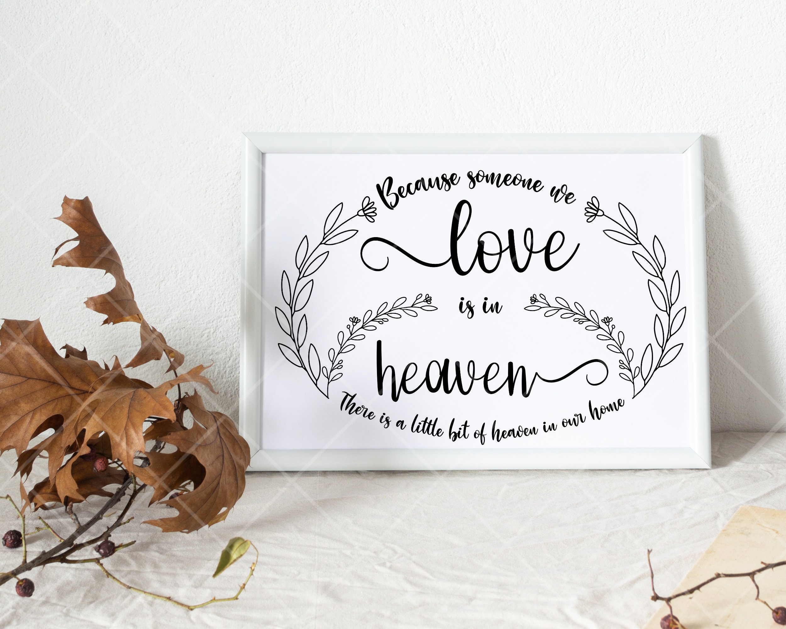 Weil jemand den wir lieben ist im Himmel Es gibt ein kleines Etsy Schweiz