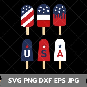 Patriotic ice cream SVG, independance day svg, ice cream flag, usa flag svg, ice cream svg, 4th of july svg, popsicle svg, popsical usa flag