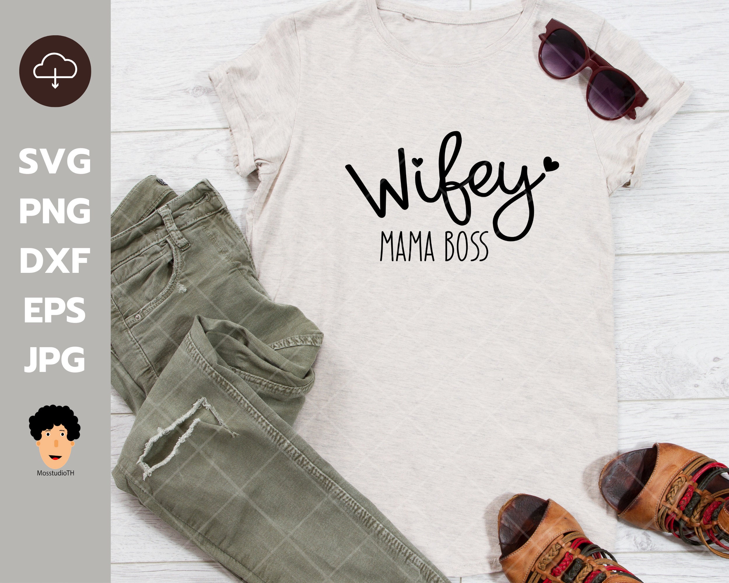 Wifey Mama Boss Svg, Wife Mom Boss SVG , Wife Svg , Mom Svg , Wife Mom ...