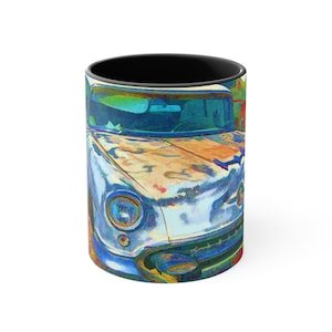 Vintage Oldsmobile Coffee Mug - Retro Car Lover Gift.