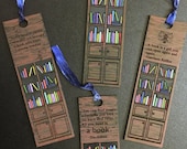 INSTANT DOWNLOAD SVG Bookcase Bookmarks/ 7 different styles/ may also use for pendants signs leather wood acrylic/cut file/ commercial use
