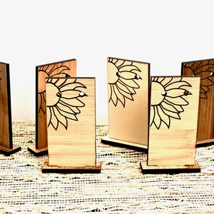 SOFORT DOWNLOAD SVG Sonnenblumen Ohrringe/ Halter / 6er Set enthalten / Geschnittene Datei / kommerzielle Nutzung